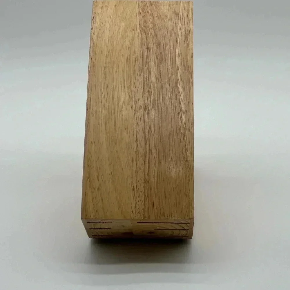 Chicago Cutlery 14 Slot‎ Wood Knife Block Only Counter Top Wooden Knife Holder